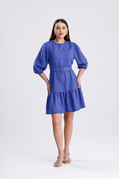 ikomteks Μίνι φόρεμα με ζώνη