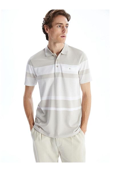 LC Waikiki Ανδρικό μπλουζάκι με κοντό μανίκι Polo Neck (S5)