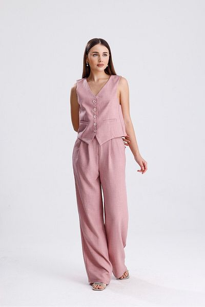ikomteks Linen Vest Set