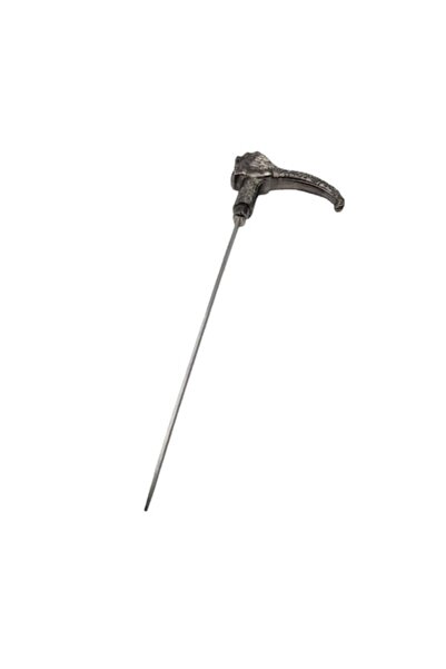 Depox Decorative walking stick, Lion Stance, metal, inner sword, 90 cm, black
