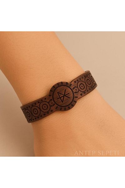 ANTEPSEPETİ Copper Ring Vintage Bracelet