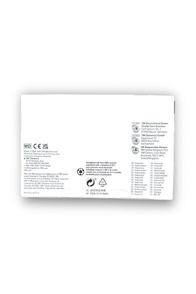 3M Micropore Estetik Burun Bandı 1.25cm X 9.1m - 1 Kutu (24 ADET)