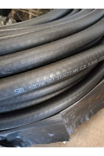 SEL Termo Kauçuk Sıcak Su Kalorifer Hortumu 5/8" 16mm 1 METRE