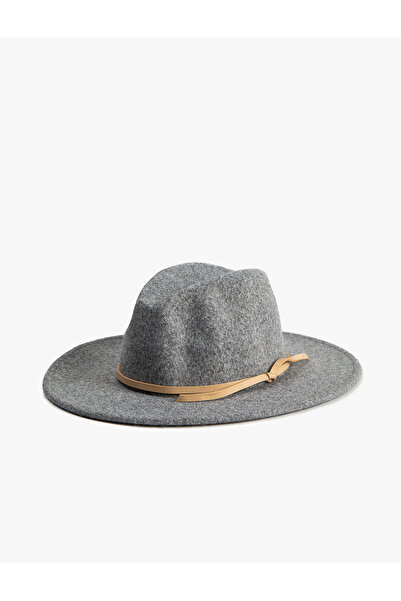 Koton Fötr Şapka Fiyonk Detaylı