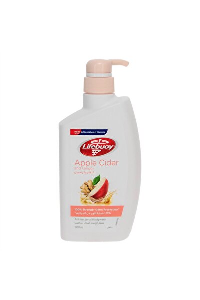 LİFEBUOY غسول الجسم لايف بوي المضاد للبكتيريا بخلاصة خل التفاح والزنجبيل 500 مل