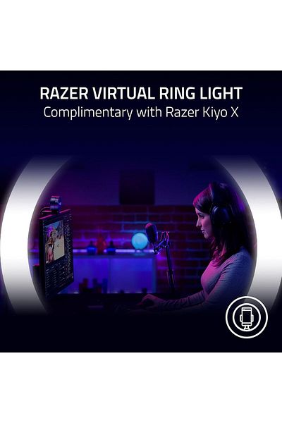 RAZER Kiyo X Illuminated Camera Black
