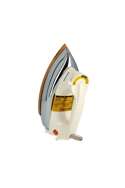 KRYPTON Heavy Dry Iron With Non-stick Teflon Plate, Adjustable Temp, Overheat Protection – Easy Glide
