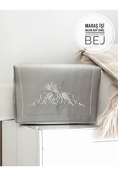 Mariabella Home Collection Maraş İşi Hurç 40x50x20 cm Kazak Boy Çeyizlik Nakı...