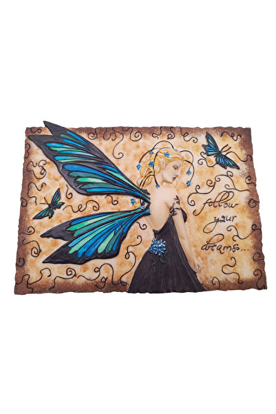 Depox Placa decorativa IdeallStore®, Fairy of Dreams, rasina, lucrata manual,...