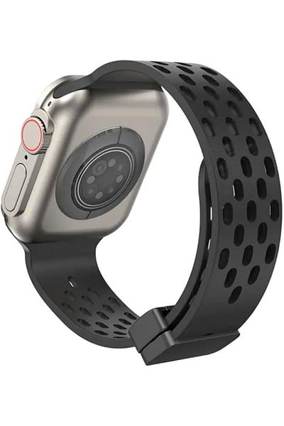 Generic Magnetic Strap For Apple Watch Ultra 2 49mm 45mm 44mm Silicone Correa Bracelet iWatch Series 9