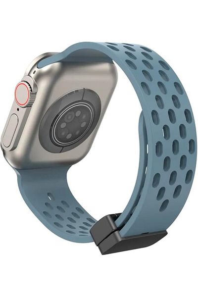 Generic Magnetic Strap For Apple Watch Ultra 2 49mm 45mm 44mm Silicone Correa Bracelet iWatch Series 9