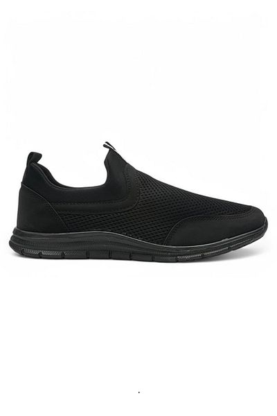 Nstil Pantofi de sport negru unisex de zi cu zi, ușor de purtat, respirabil, ușoară, talpă confortabilă, pantofi sport 2023