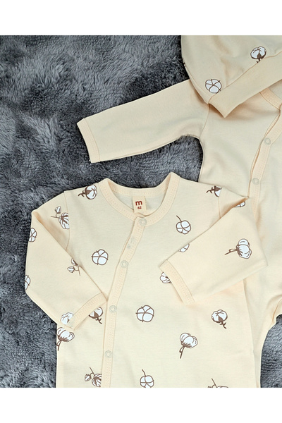 miracool 2-Piece Baby Rompers Set / &100 Cotton / 2 Hats Gift