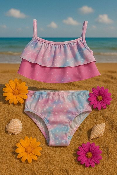 Elayza Girl's Swimsuit Set of Two - Bikini Set