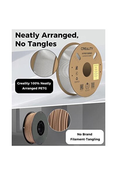 Creality Hyper Petg Şeffaf Filament 1.75mm 1Kg