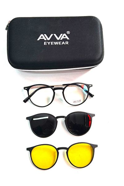 Avva 2120 C1 Polarized & Anti-Far Clip-On Unisex Sunglasses