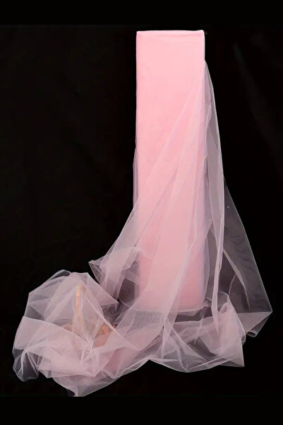 Larenya Pembe Süsleme Tülü, Bohça Çeyiz Gelin Damat Söz Nişan Nikah Konvoy Ka...