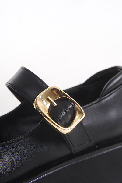 MARSEDO Жіночі мокасини пряжка товстий каблук повсякденне взуття