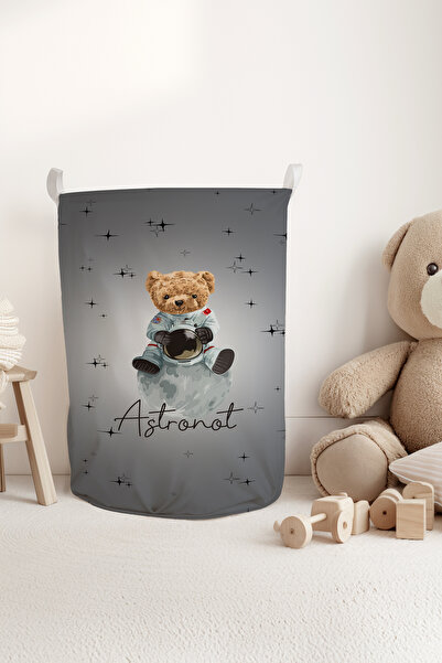 Talia Home Sevimli Astronot Ayı Desenli Çocuk ve Bebek Odası Düzenleyici Oyun...