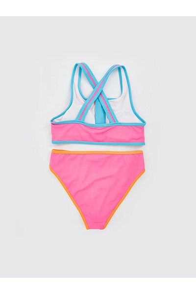 LC Waikiki LCW Kids Pink Quick Dry UV Protection Μπικίνι για κορίτσια