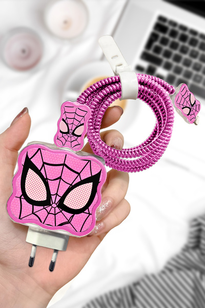 WANNA PROTECT iPhone 20W Uyumlu Şeffaf Şarj Kılıfı Başlığı Adaptörü Koruma Ka...