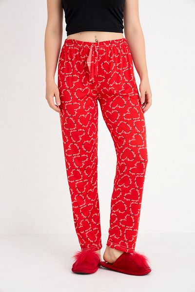 DONEX Soft Textured Flexible Comfortable Milan and Viscose Fabric Pajama Bottom