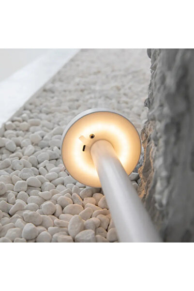 Forlife Dokunmatik Şarjlı Dekoratif Halter Led Masa Lambası