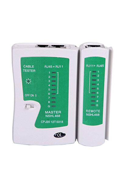 RJ45 ve RJ11 Uçlu Kablo Test Aleti