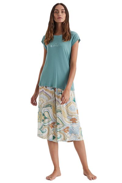 Catherine's Women's Green Capri Suit 2722