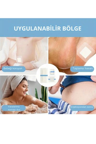 Octacare Transparent Pu Film Wound Cover-bath Tape-tattoo Tape 9cm*10cm 10 Pieces