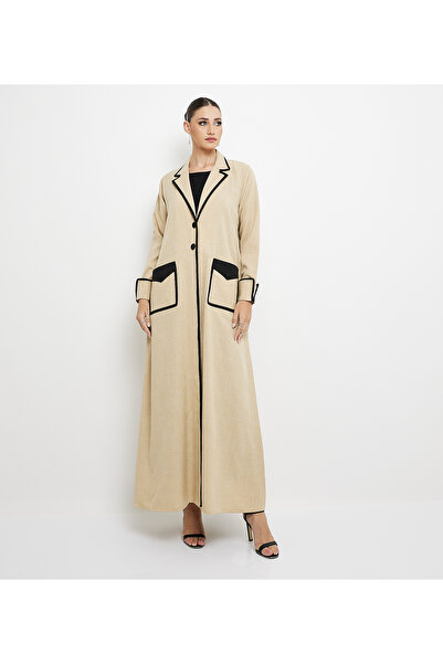 Rosette Abaya Beige-R-202486