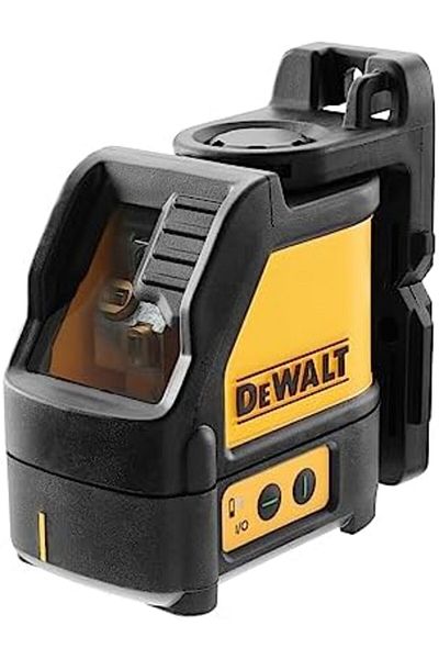 Dewalt DW088CG-XJ Green Beam Cross Line Laser with Carry Case, Yellow/Black