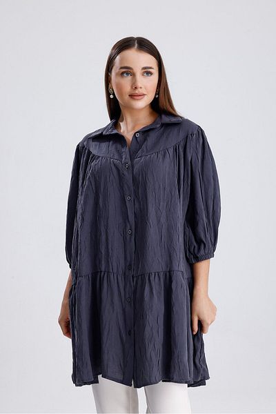 ikomteks Ruffled Skirt Shirt Tunic