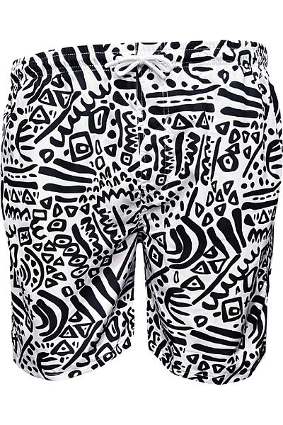 Lifeguard Plus Size Patterned Swim Shorts