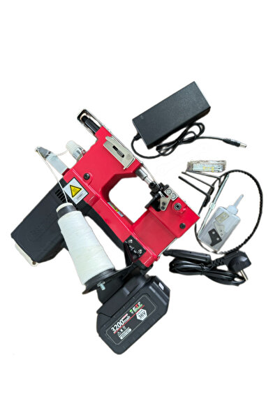 jebrini makina Şarjlı Çuval Ağzı Dikiş Makinesi Taşınabilir Yağ Iğne Seti Tek Bobin