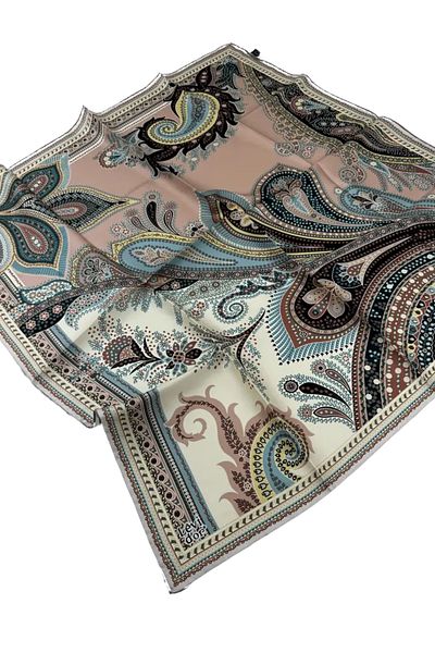 Levidor Μεταξωτό μαντήλι Twill LD521 Ethnic Pattern Πολύχρωμο 3