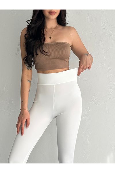 02Lady Fashion JAMBIE CU TALIE ÎNALTĂ JAMBIE DE ȚESĂTURĂ ELASTICĂ