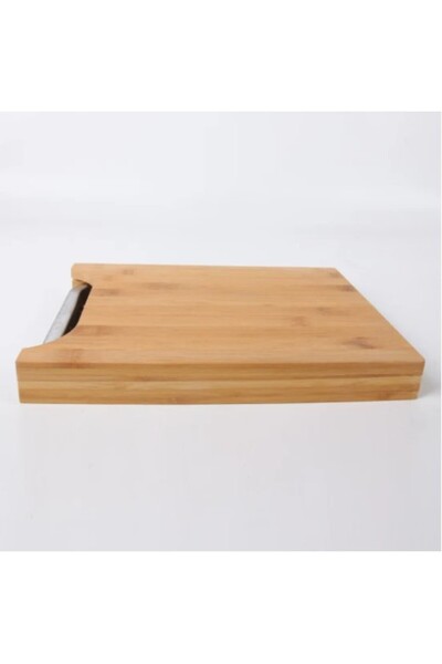 BSRE Wooden Cutting Board with Practical Tray