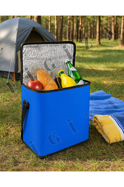 figiza Auracar Термосумка для автомобіля, пікніка, пляжу, на плече (синя)