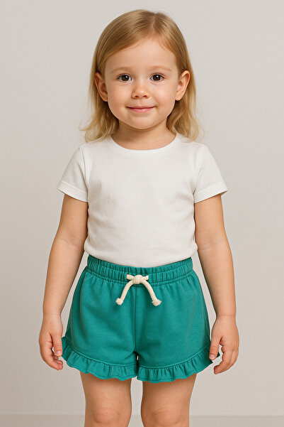 2kids2mom Κοριτσίστικο σορτς με ελαστική λεπτομέρεια δεσίματος στη μέση