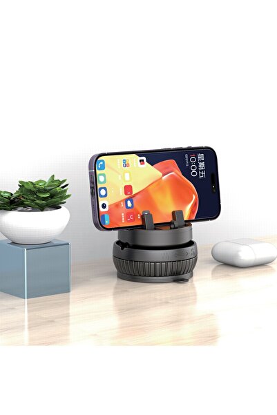 Enshall Yeni Nesil Kilit Vakumlu Kaymaz Tabana Sahip Araç İçi Profesyonel Telefon Tutucu