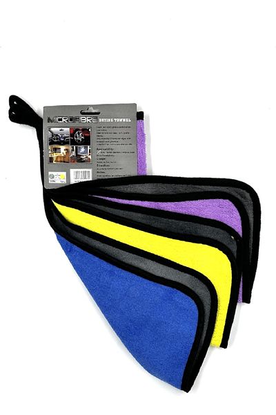 RAHALIFE HOME SOLUTION Microfiber Drying Towels – Ultra Absorbent, Pack of 3 for Cars, Home & Electronics