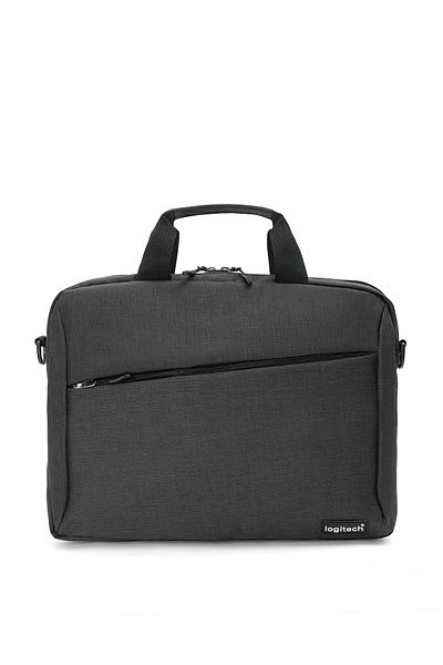 logitech Original 15.6" Inch Black Fabric Notebook Business & Daily Use Laptop Computer Briefcase