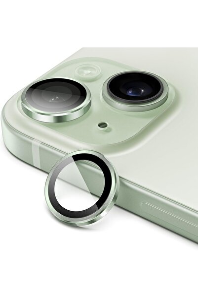 Powerfox iPhone 15/ 15 Plus Uyumlu Renkli Lens Koruyucu