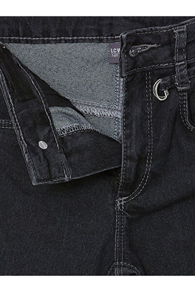 LC Waikiki Karişik Beli Ayarlanabilir Lastikli Kız Çocuk Jean Pantolon