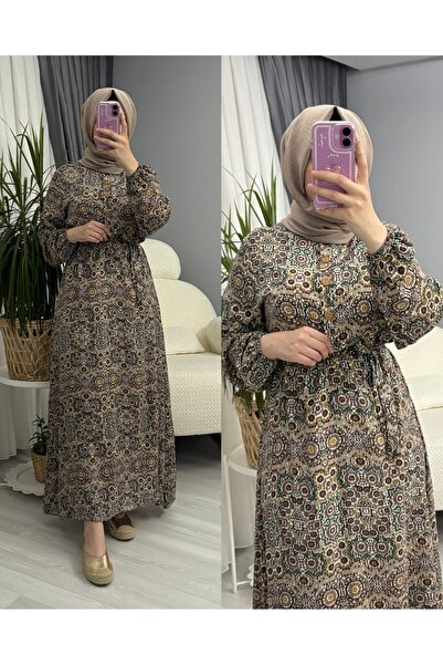 suphan tekstil فستان من الفسكوز من الفيسكوز