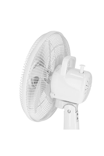 KRYPTON 12'' Table Fan with LED | 2-Speed | Oscillating/Static Modes | Portable Desk Fan for Home/Office