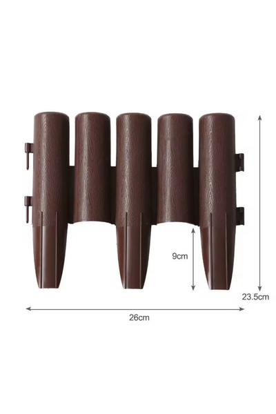 BGA 2 adet Bahçe pvc çit dekoratif bahçe Çim kenarı çit saksı içi pvc çit