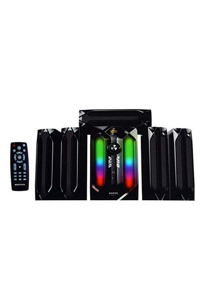 KRYPTON 5.1 CH Multimedia Speaker with Subwoofer, USB/BT/FM/SD, LED Display – Full Remote Control