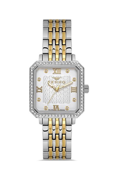 FERRO Sarı/Gümüş Çelik Kordon Kadın Kol Saati FL40142A-D